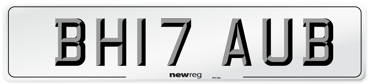 BH17 AUB Number Plate from New Reg